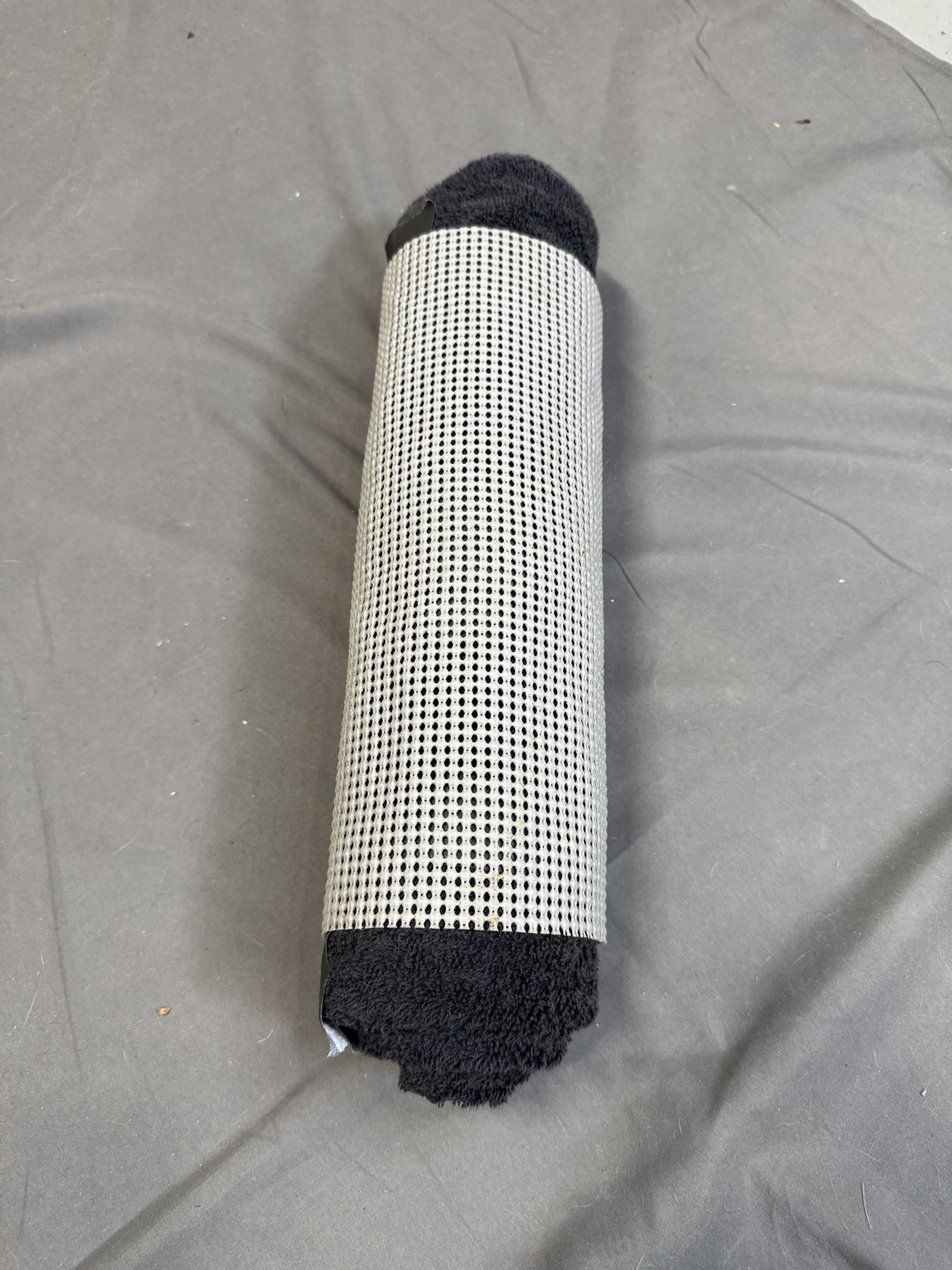 Cabinet liner wrapped neatly around the TAM-BURRITO.